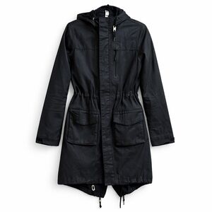 Nike Sportswear Black Hooded Parka Coat M